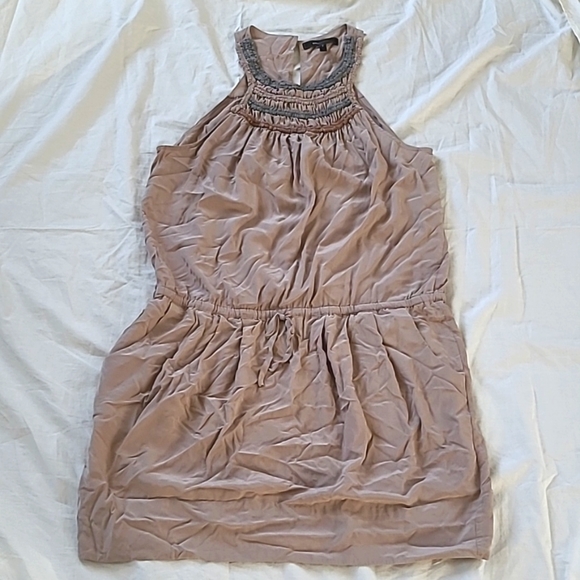 BCBG Max Azria 100% Silk Sleeveless Dress, Size L - Picture 4 of 12